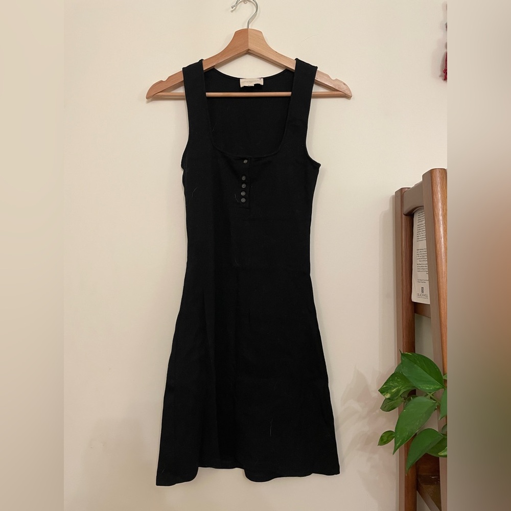 Sezane Nicky Black Sleeveless Dress Size S